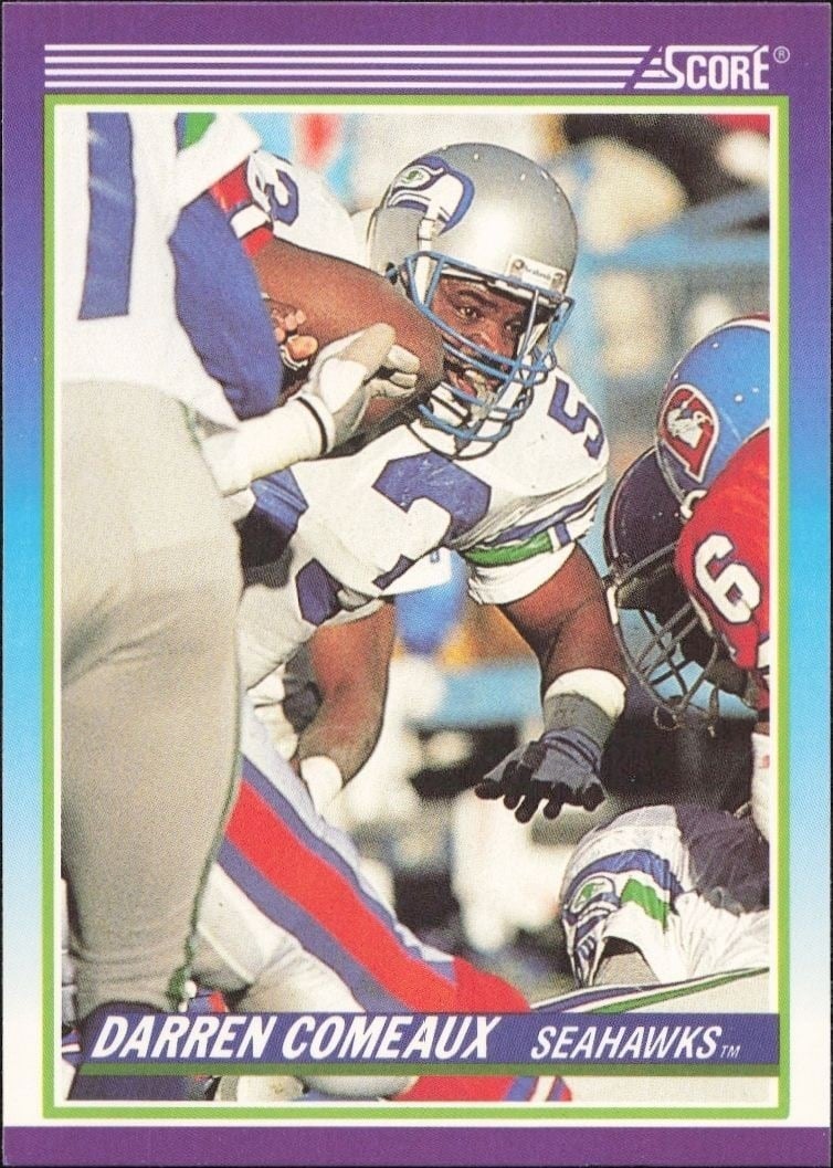 1990 Score Darren Comeaux #472 trading card