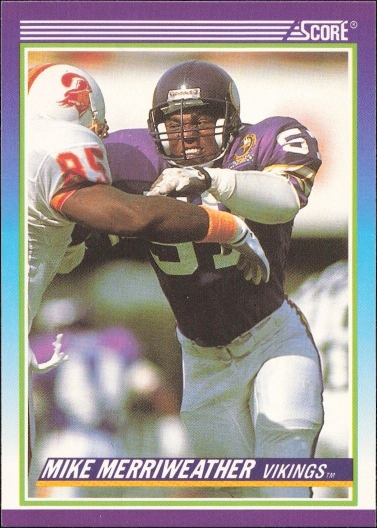 1990 Score Mike Merriweather #480 trading card