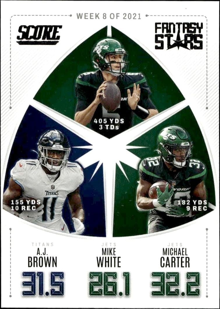 2022 Panini Score A.J. Brown #FS8 football trading card front