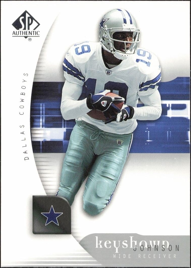 2005 Upper-Deck SP Authentic Keyshawn Johnson #24 trading card