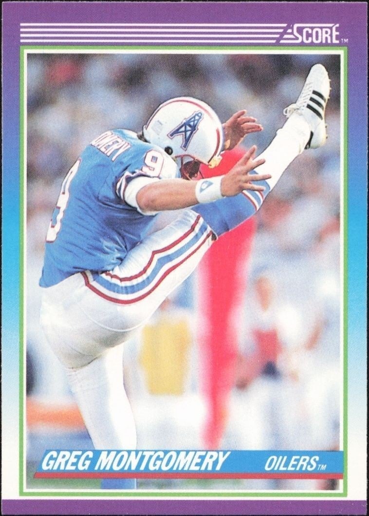 1990 Score Greg Montgomery #189 trading card