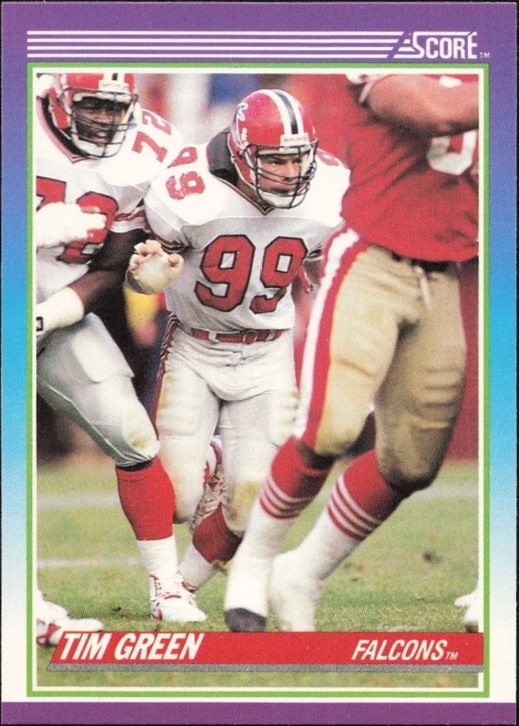 1990 Score Tim Green #206 trading card
