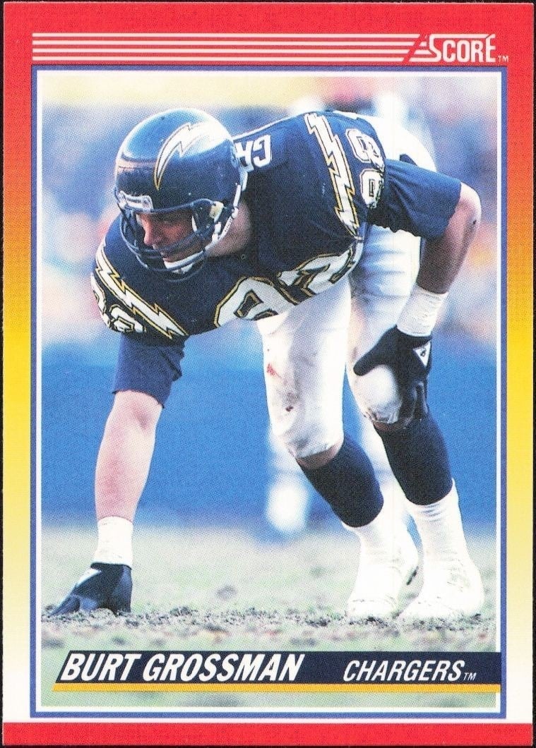 1990 Score Burt Grossman #285 trading card