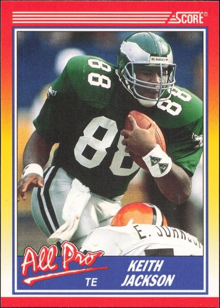 1990 Score Keith Jackson #588 trading card