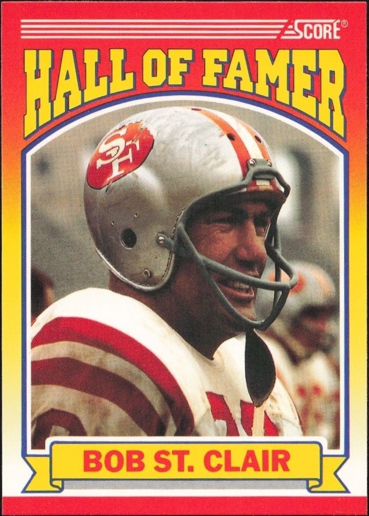 1990 Score Bob St. Clair #596 trading card