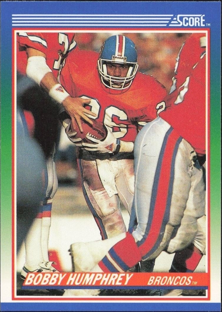 1990 Score Bobby Humphrey #85 trading card