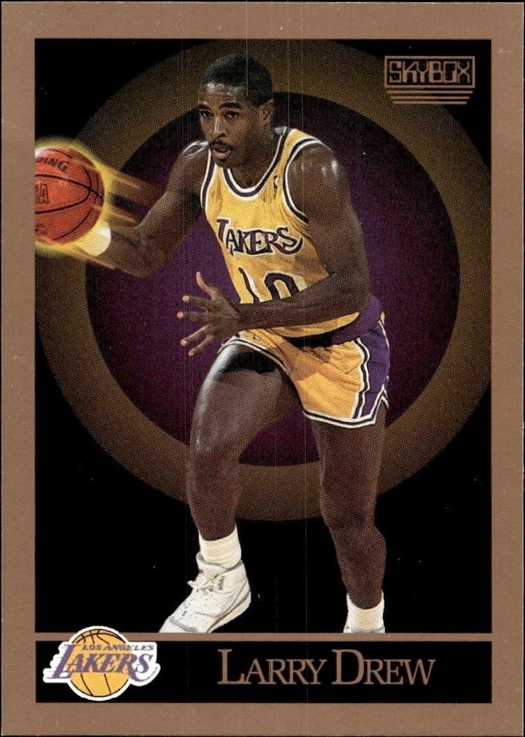 1990-91 Skybox Larry Drew #136 basketball trading card front