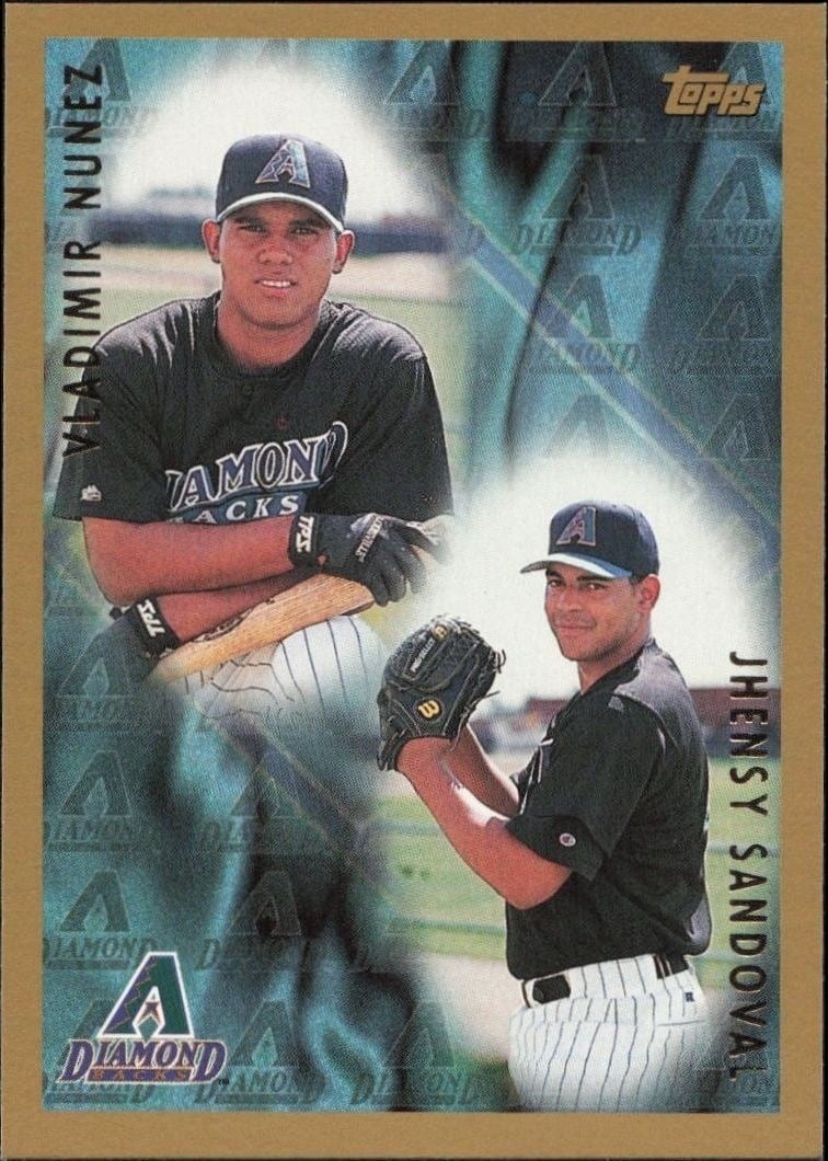 1998 Topps Series 2 Vladimir Nunez #498 trading card