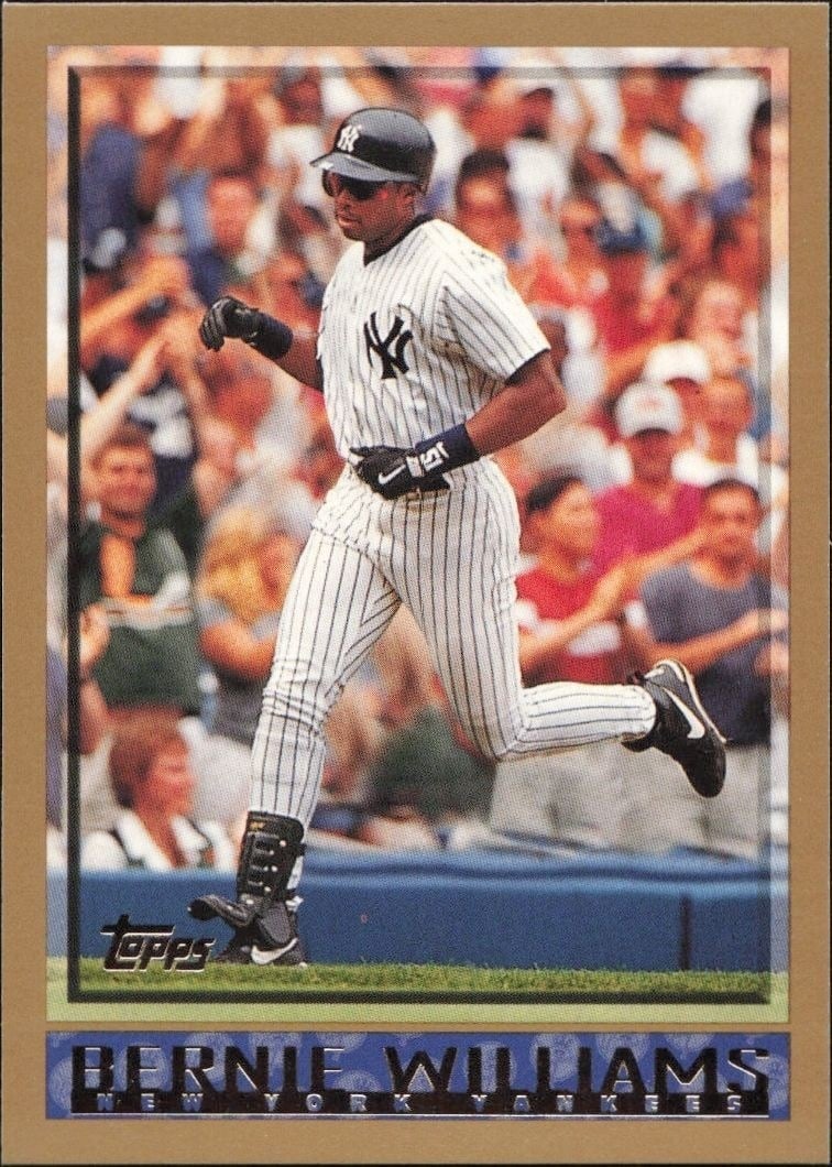 1998 Topps Series 2 Bernie Williams #293 trading card