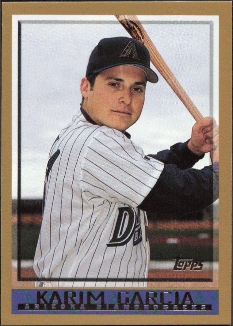 Karim Garcia 1998 Topps #463 Baseball Trading Card - Front 1998 Topps Karim Garcia #463 baseball trading card front