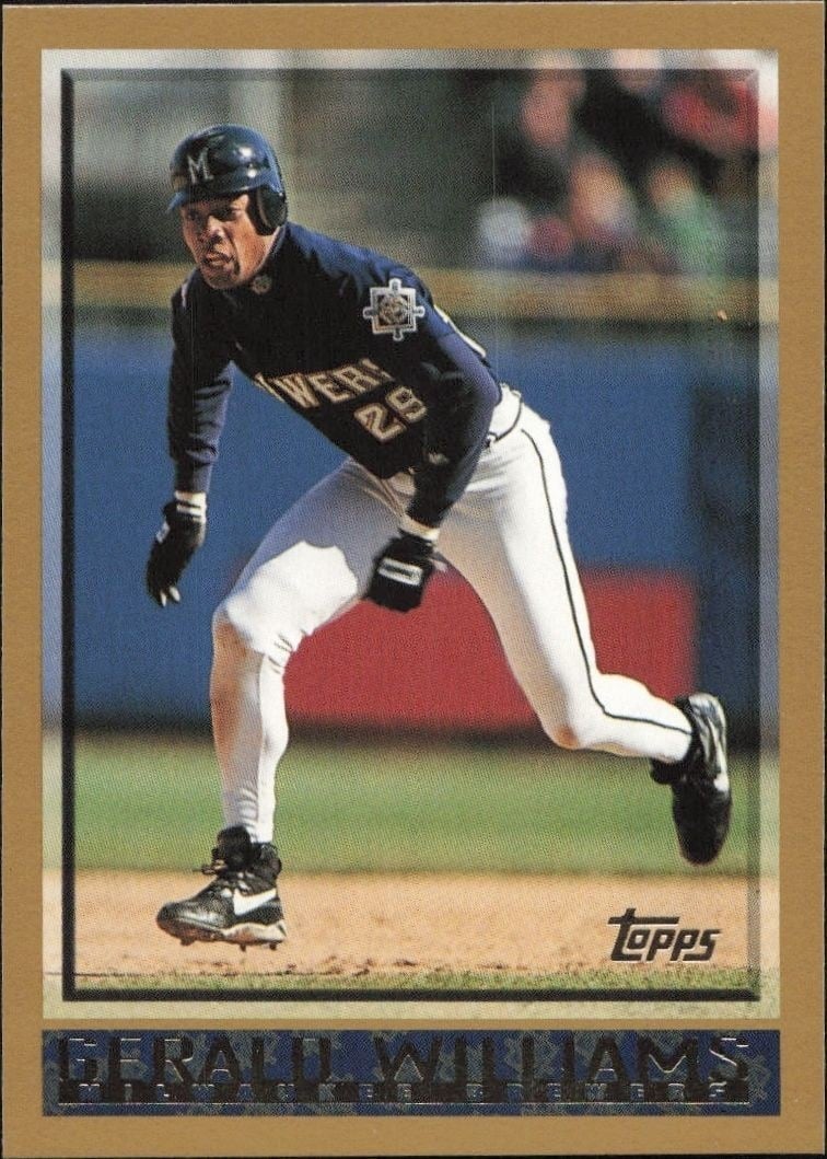 1998 Topps Series 1 Gerald Williams #212 trading card