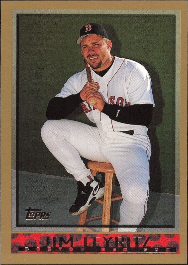 1998 Topps Series 2 Jim Leyritz #438 trading card