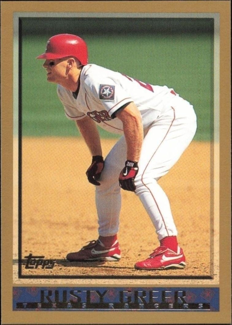 1998 Topps Series 1 Rusty Greer #220 trading card