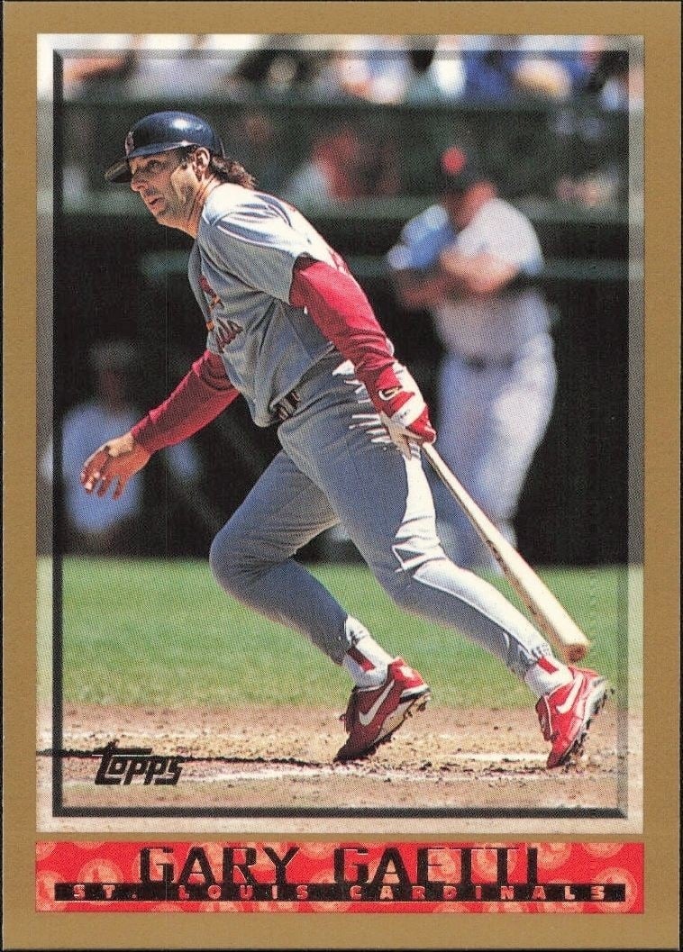 1998 Topps Series 1 Gary Gaetti #72 trading card