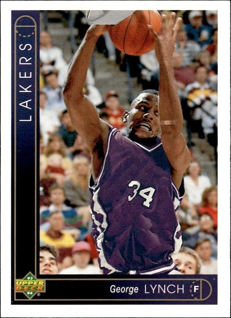 1993-94 Upper-Deck Collector's Choice George Lynch #159 trading card