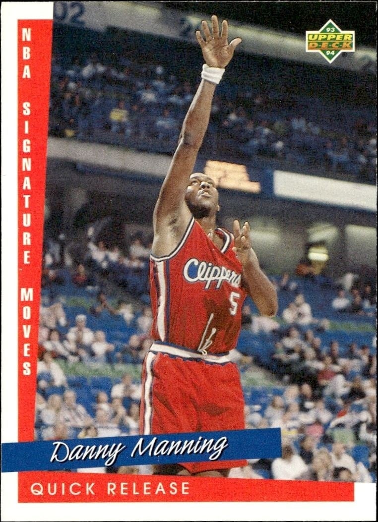 1993-94 Upper-Deck Collector's Choice Danny Manning #247 trading card