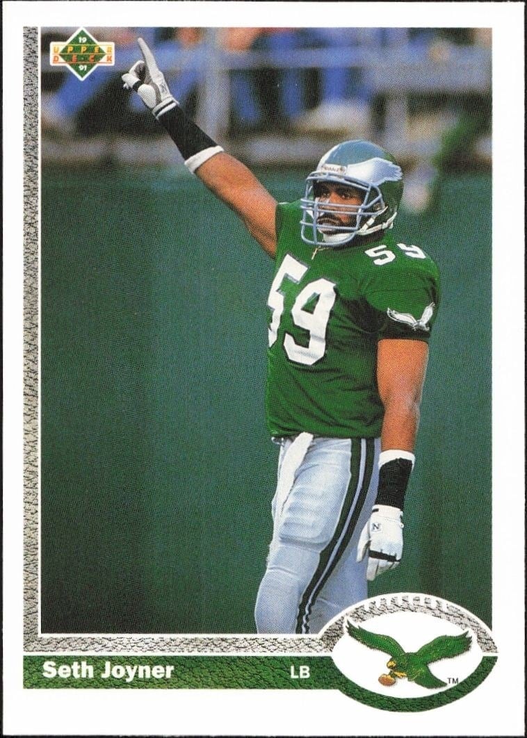 1991 Upper Deck Seth Joyner #284 football trading card front