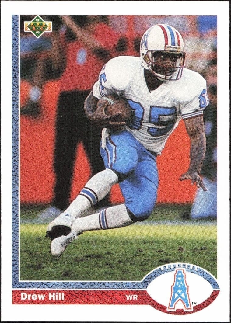 1991 Upper Deck Drew Hill #260 football trading card front