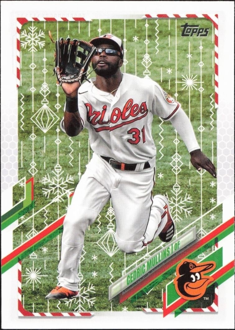 2021 Topps Holiday Cedric Mullins #HW15 trading card