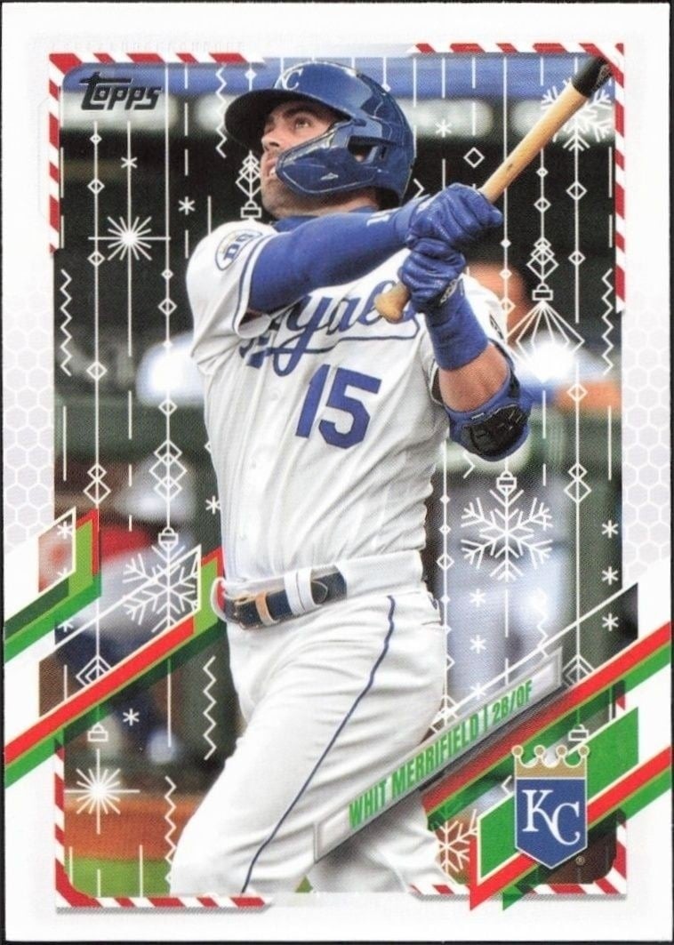 2021 Topps Holiday Whit Merrifield #HW97 trading card