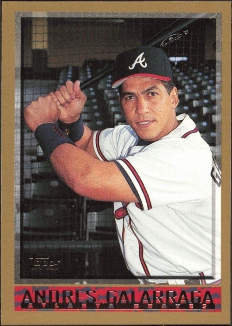 1998 Topps Series 2 Andres Galarraga #295 trading card
