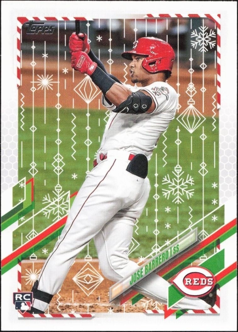 2021 Topps Holiday Jose Barrero #HW190 trading card