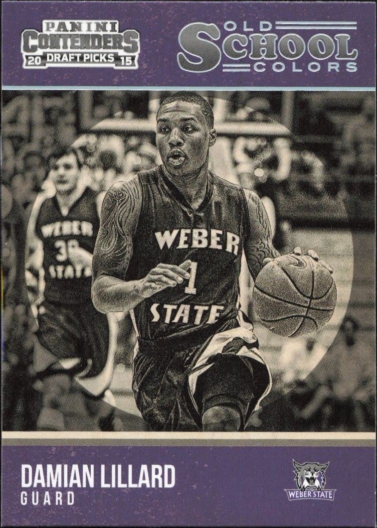 2015-16 Panini Contenders Draft Picks Damian Lillard #6 trading card