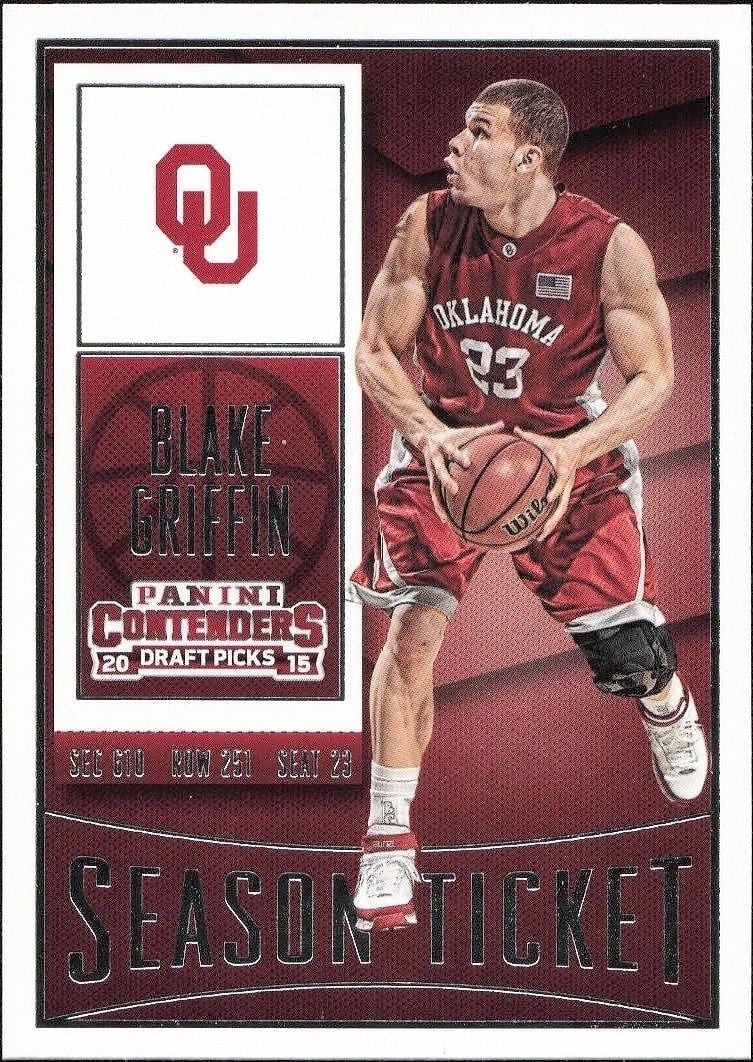 2015-16 Panini Contenders Draft Picks Blake Griffin #11 trading card