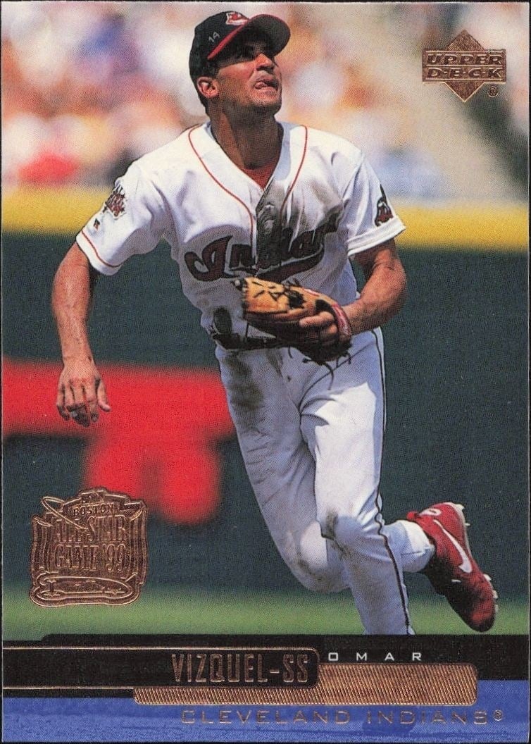 2000 Upper-Deck Omar Vizquel #36 trading card