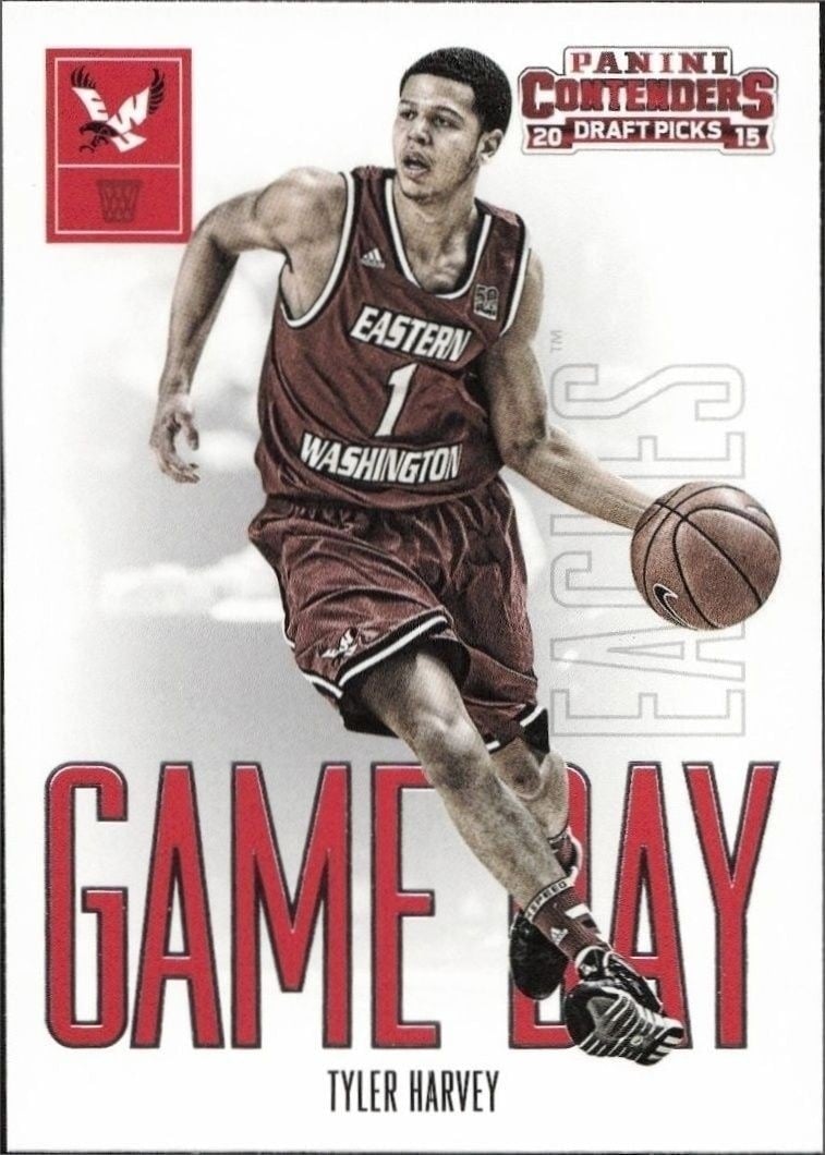 2015-16 Panini Contenders Draft Picks Tyler Harvey #43 trading card