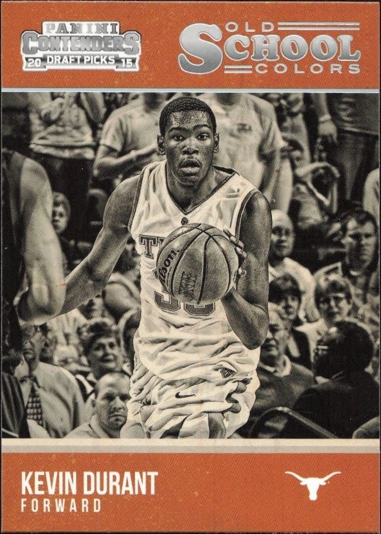 2015-16 Panini Contenders Draft Picks Kevin Durant #18 trading card