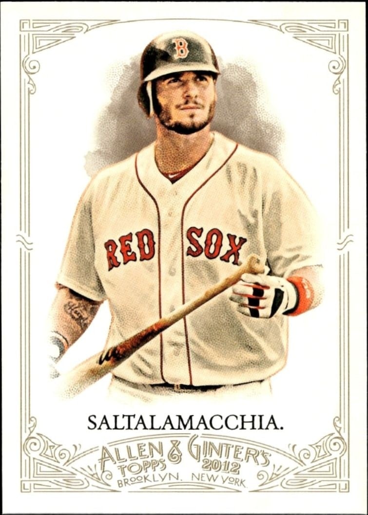 2012 Topps Allen & Ginter Jarrod Saltalamacchia #46 trading card