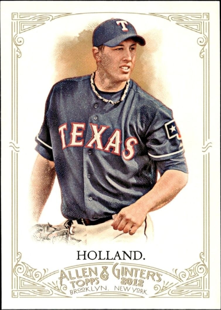 2012 Topps Allen & Ginter Derek Holland #290 trading card