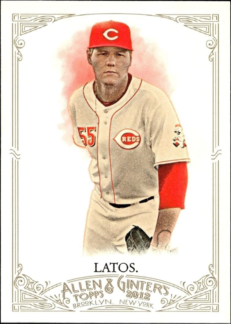 2012 Topps Allen & Ginter Mat Latos #64 trading card