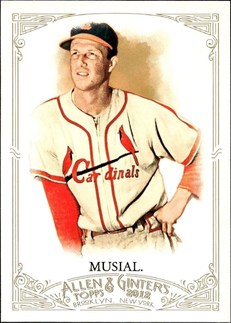 2012 Topps Allen & Ginter Stan Musial #88 trading card