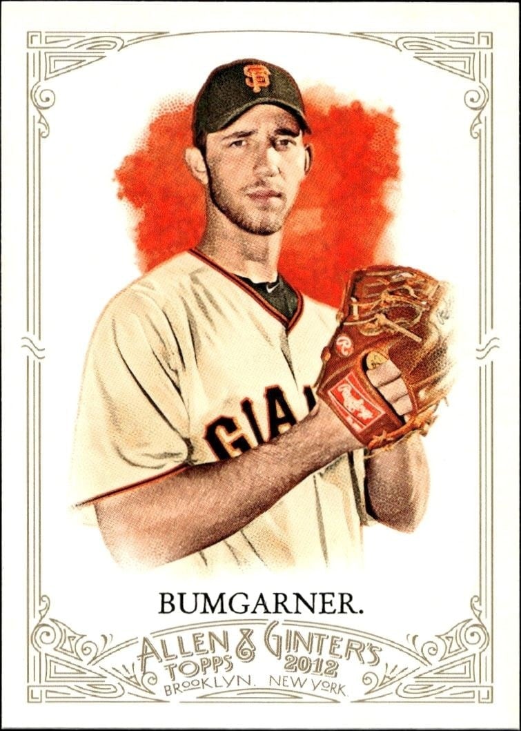 2012 Topps Allen & Ginter Madison Bumgarner #130 trading card