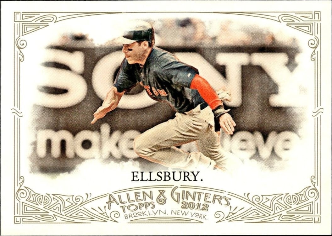 2012 Topps Allen & Ginter Jacoby Ellsbury #136 trading card