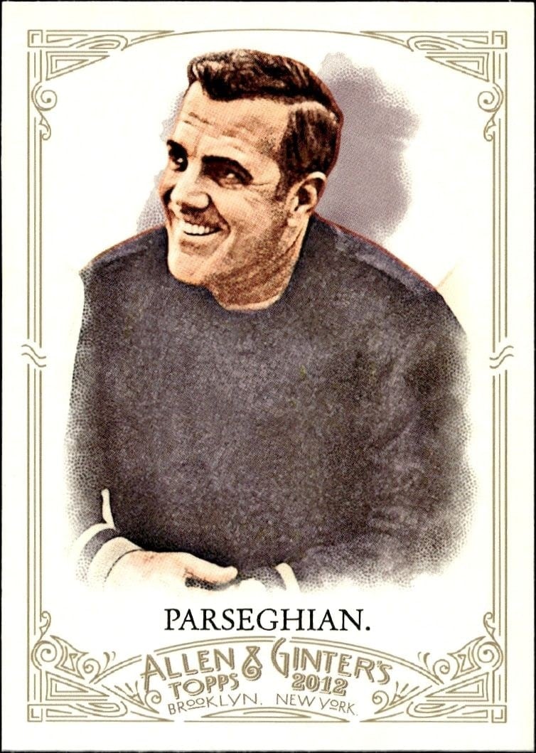 2012 Topps Allen & Ginter Ara Parseghian #184 trading card