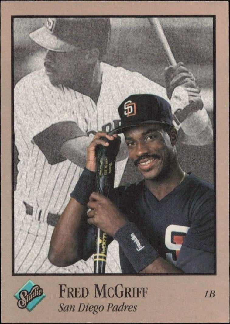 1992 Leaf Studio Fred McGriff #106 trading card