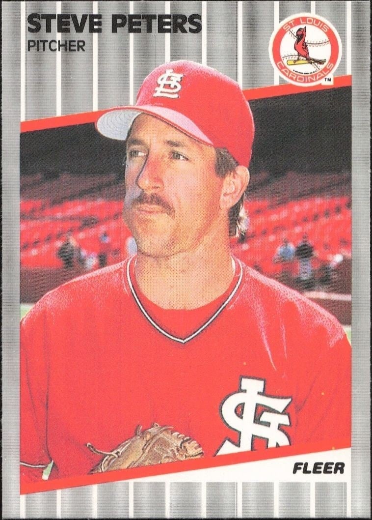 1989 Fleer Steve Peters #462 trading card