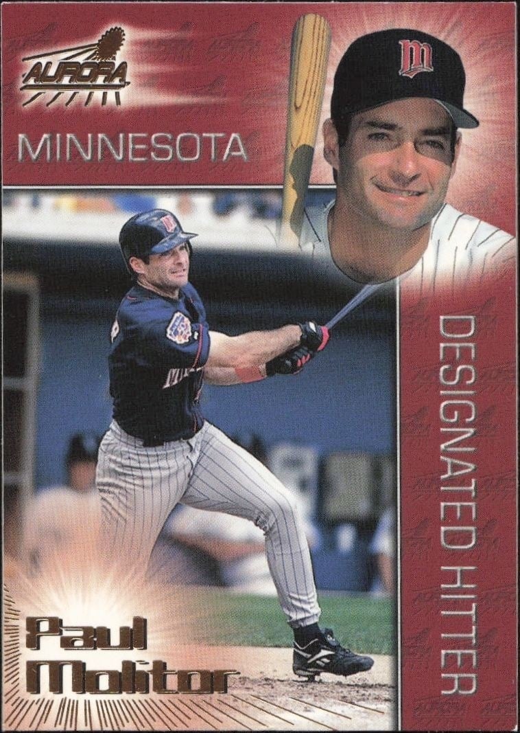 1998 Pacific Aurora Paul Molitor #52 trading card