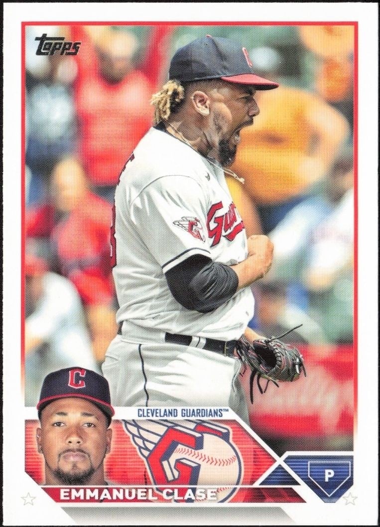 2023 Topps Series 1 Emmanuel Clase #117 trading card