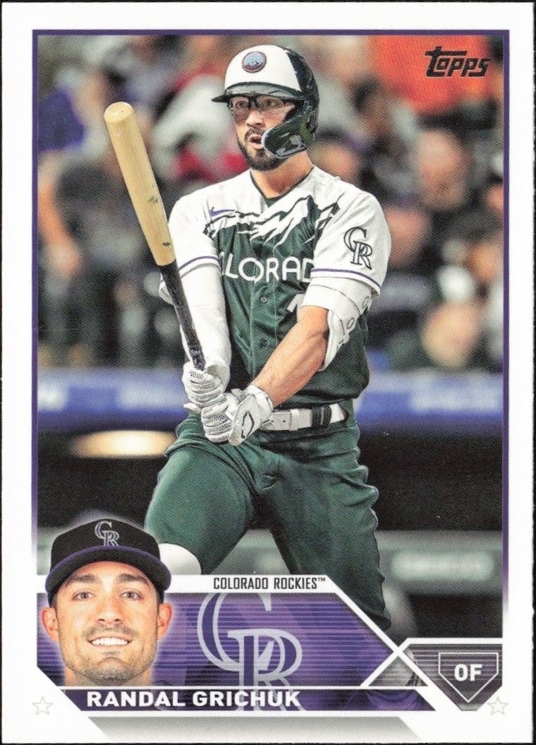 2023 Topps Series 1 Randal Grichuk #110 trading card