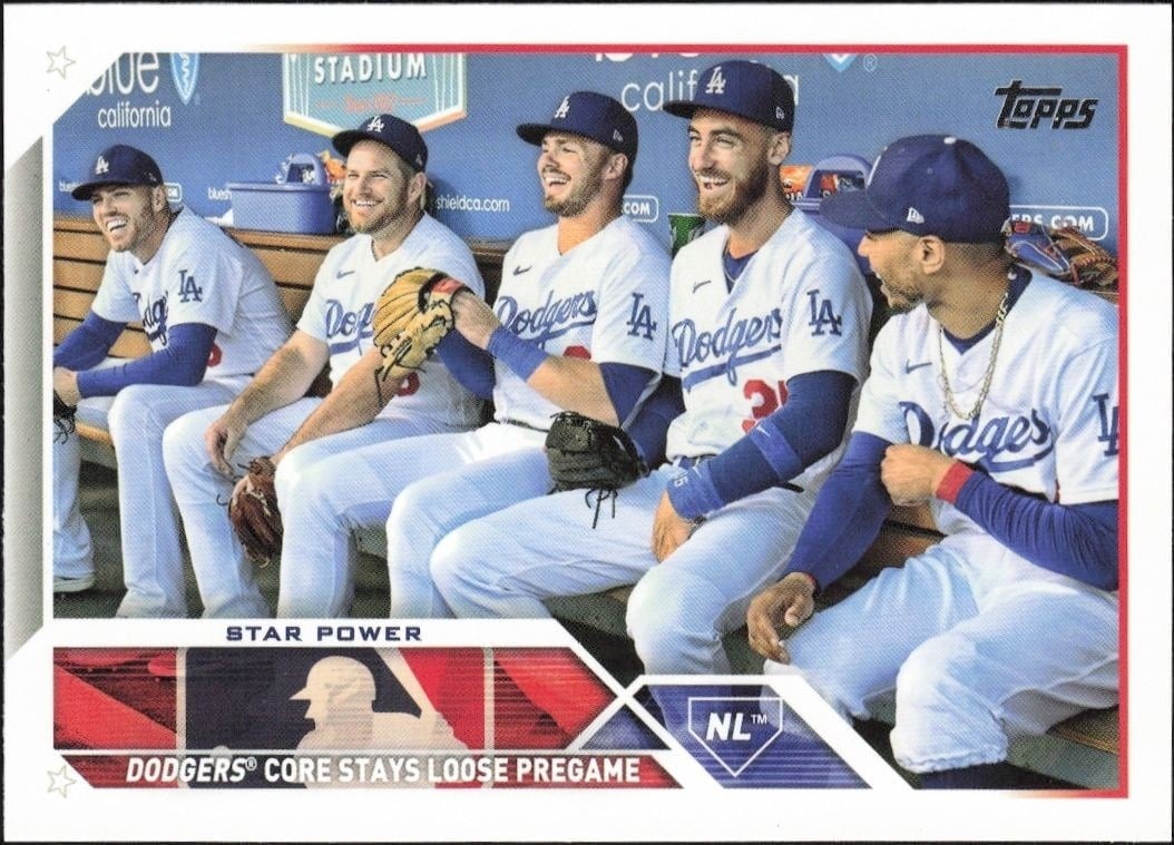 Star Power Checklist 2023 Topps #113 Baseball Trading Card - Front 2023 Topps Star Power Checklist #113 baseball trading card front