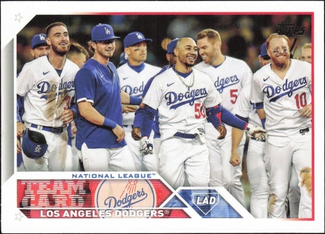 2023 Topps Los Angeles Dodgers #219 baseball trading card front
