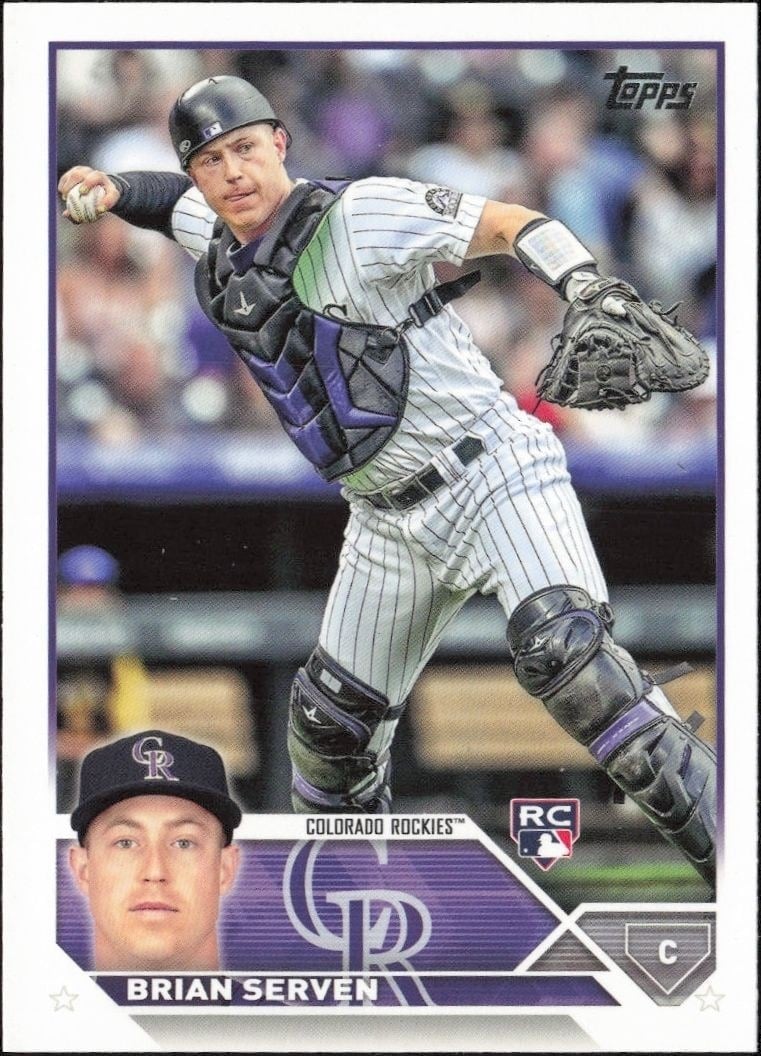 2023 Topps Brian Serven #41 baseball trading card front