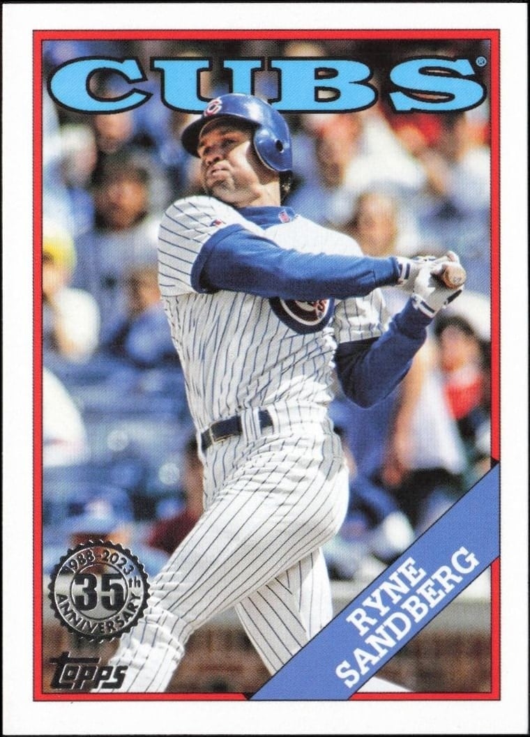 2023 Topps Series 1 Ryne Sandberg #T88-92 trading card