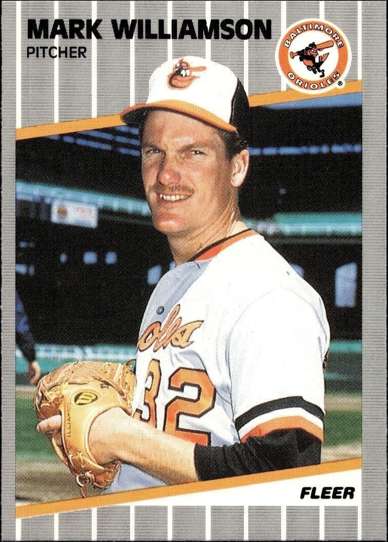 1989 Fleer Mark Williamson #626 trading card