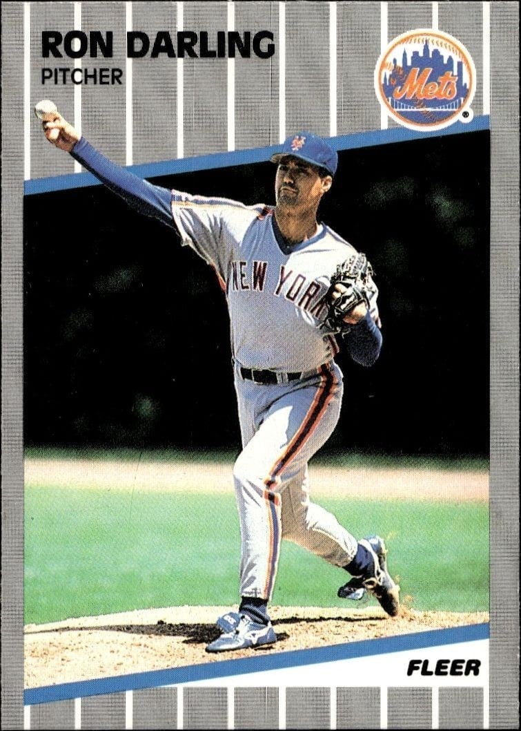 1989 Fleer Ron Darling #32 trading card