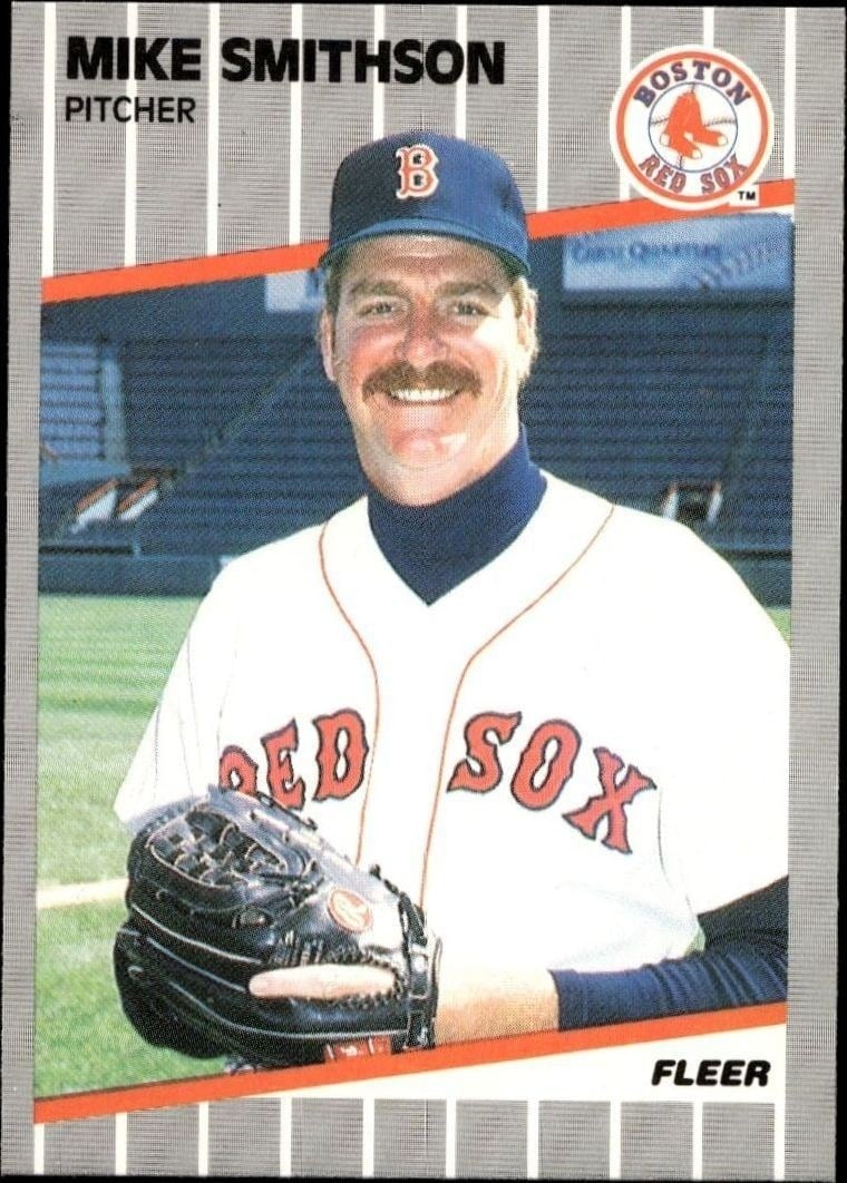 1989 Fleer Mike Smithson #100 trading card